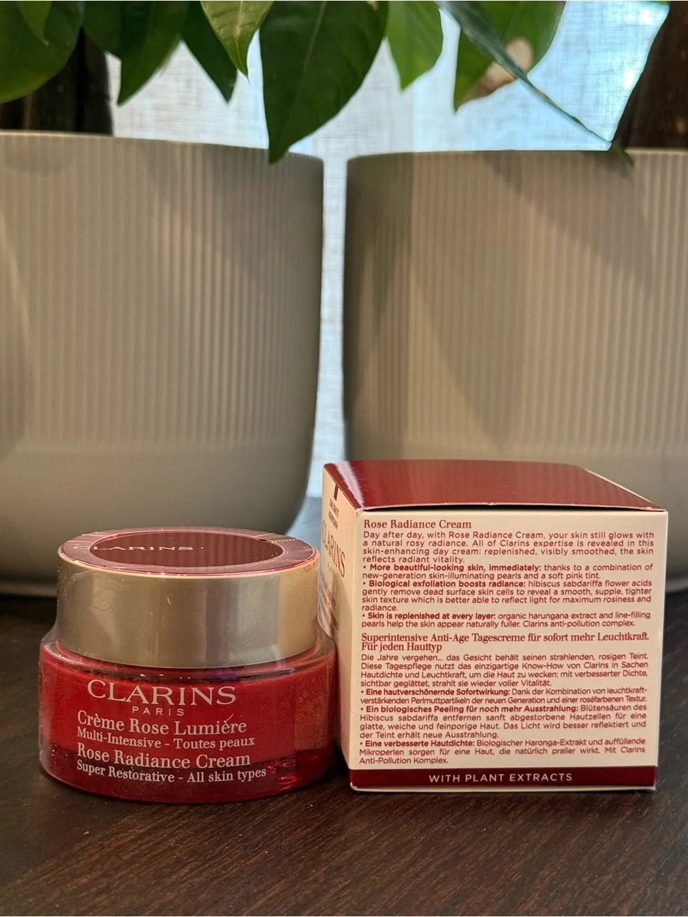 Clarins Super Restorative Rose Radiance Cream – 50ml / 1.7 oz | New & Sealed